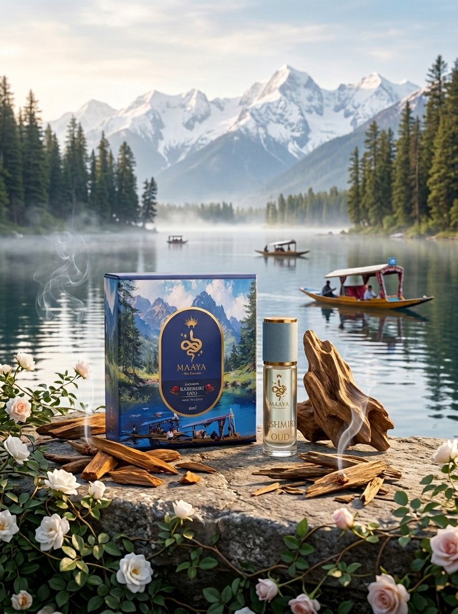 Kashmir Oud & Damask Rose Attar Oil / زيت عطر كشمير عود ووردة دمشق - Image 4