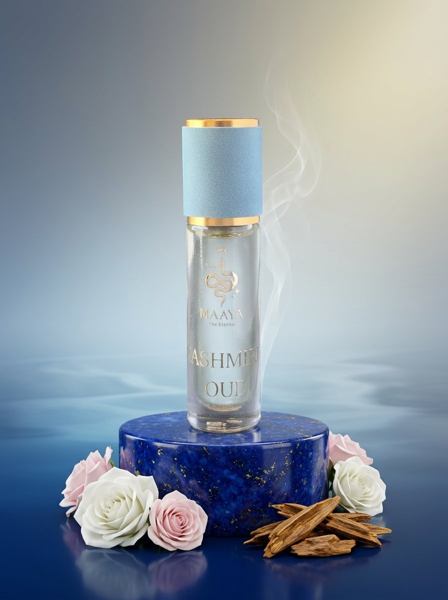 Kashmir Oud & Damask Rose Attar Oil / زيت عطر كشمير عود ووردة دمشق