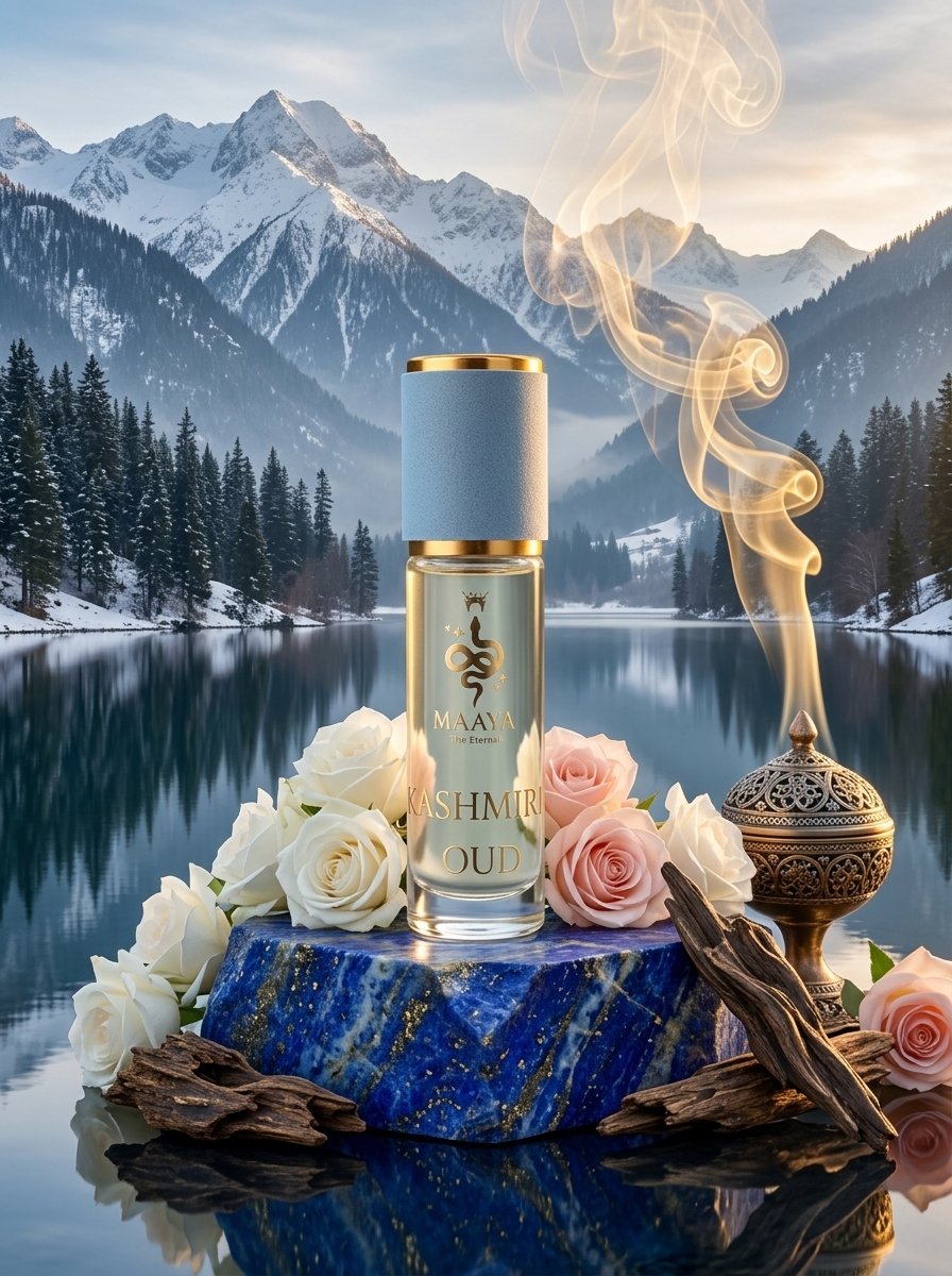 Kashmir Oud & Damask Rose Attar Oil / زيت عطر كشمير عود ووردة دمشق - Image 2